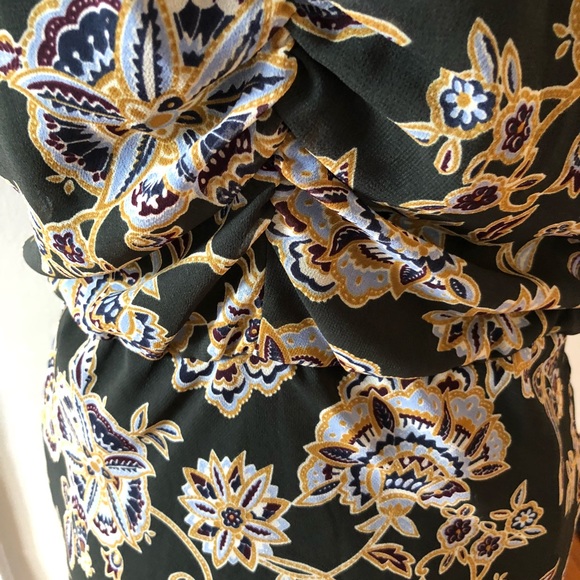 Zara Multi Color Patterned Dress Size M - Picture 4 of 8